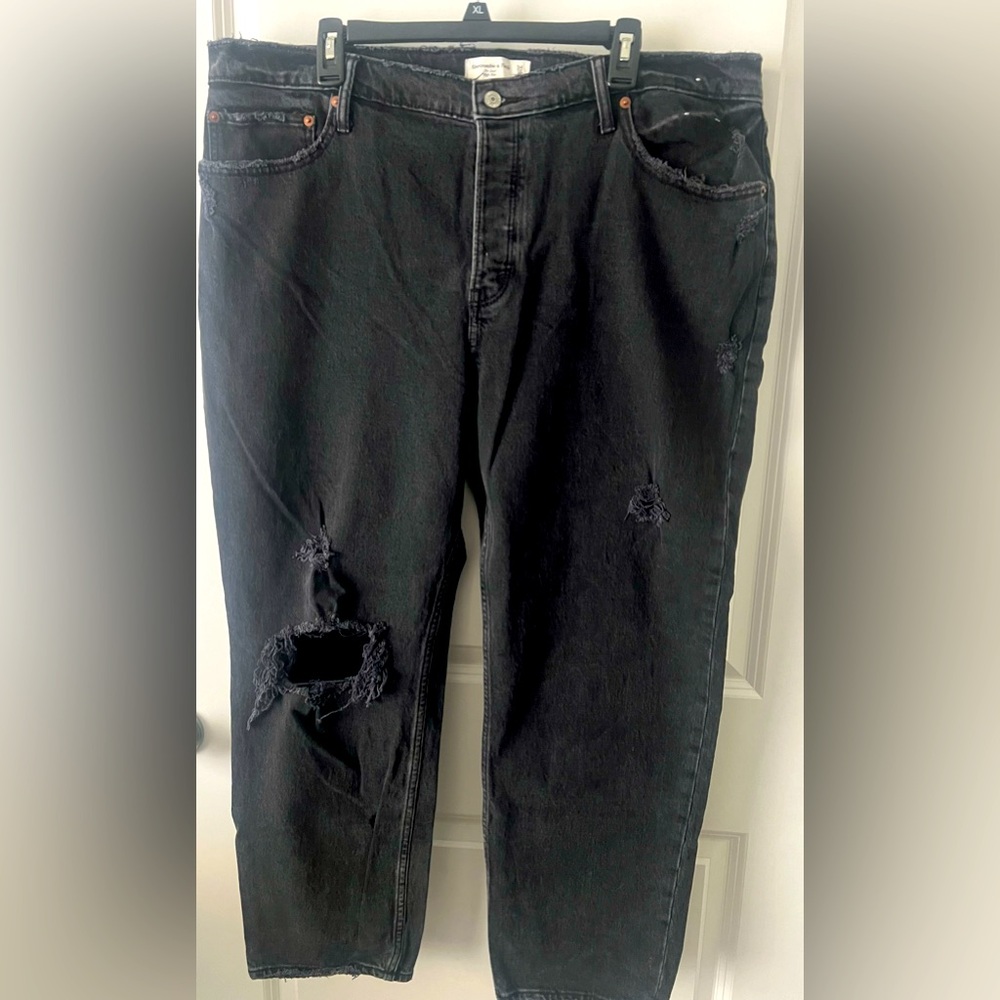 Abercrombie & Fitch size 18s the dad high rise jeans